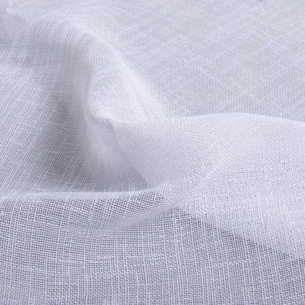 begoodtex-flame-retardant-sheer-fabric-bg-331-05 Tecido transparente texturizado branco, tecido transparente retardante de chamas para cortinas detel