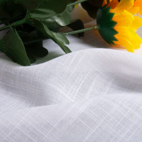 tessuto trasparente ignifugo begoodtex bg-333-05 Tessuto voile di peso medio, bianco, ignifugo, trasparente, per tende ditel
