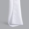 tissu transparent ignifugé begoodtex-bg-335-01 Tissu voilage blanc lisse ignifugé pour rideaux superposés d'tel