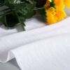 tissu transparent ignifugé begoodtex-bg-335-04 Tissu voilage blanc lisse ignifugé pour rideaux superposés d'tel