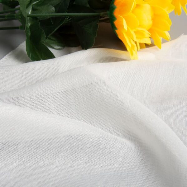 begoodtex-flame-retardant-sheer-fabric-bg-336-05 Tecido transparente branco, leve e resistente ao fogo, para cortinastel