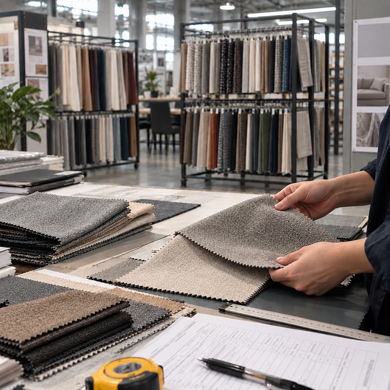 Home 15 BEGOODTEX fabric samples specification approval and bulk textile production support