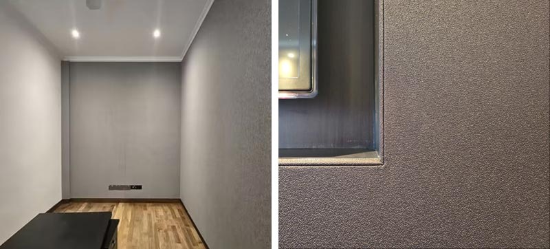 BEGOODTEX Flame Retardant Acoustic Fabric Passes SGS IMO Part 5 Test 2 begoodtex acoustic wall fabric installation and