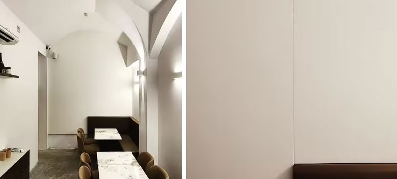 BEGOODTEX Flame Retardant Acoustic Fabric Passes SGS IMO Part 5 Test 6 begoodtex acoustic wall panels in commercial interior