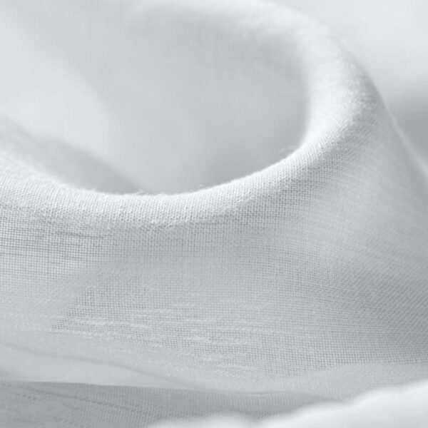 Tecido Voile de Poliéster Retardante de Chamas para Cortinas, 300 cm de Largura