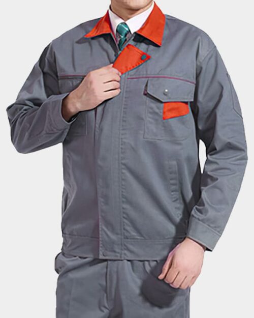 Flame Retardant Polyester Oxford Fabric Industrial Workwear Uniforms Suit Clothes