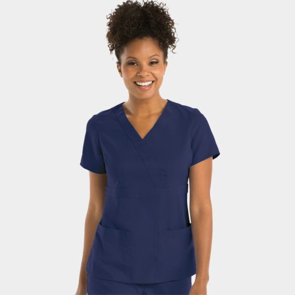Flame-Retardant-Doctors-and-Nurses-Work-Clothes-2 Antibacterial Flame Retardant Women Hospital Staff Uniform Short Sleeve Verified for Global Supply from a China Textile Manufacturer