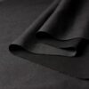 Tela cepillada ignífuga para la industria en negro, poliéster, 150 cm de ancho