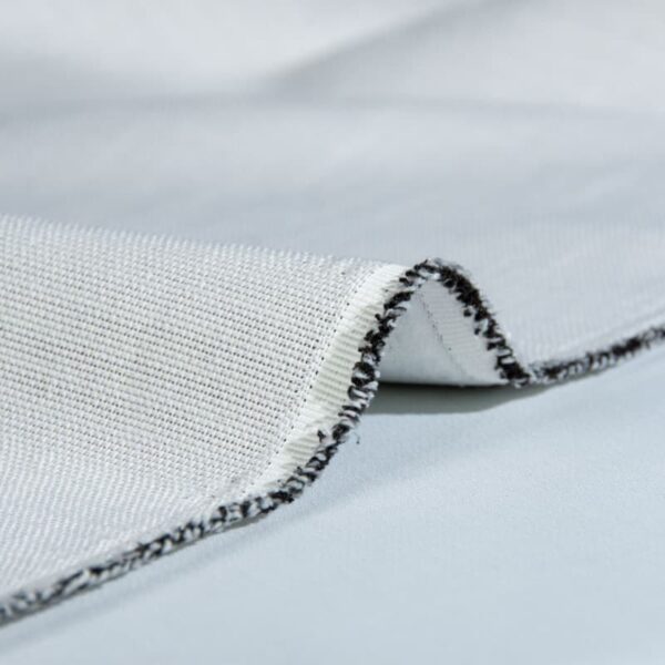 Faux Linen Polyester Dimout Curtain Fabric with Blackout and Flame Retardancy for Export Supply | 350 g/m² | 300 cm | BS 5867 Type C