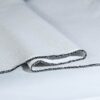 Faux Linen Polyester Dimout Curtain Fabric with Blackout and Flame Retardancy for Export Supply | 350 g/m² | 300 cm | BS 5867 Type C