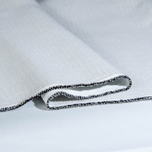 Faux Linen Polyester Dimout Curtain Fabric with Blackout and Flame Retardancy for Export Supply | 350 g/m² | 300 cm | BS 5867 Type C