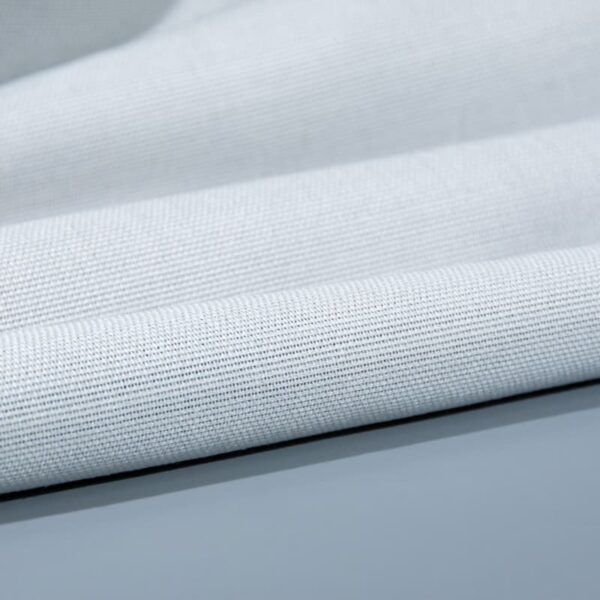 Faux Linen Polyester Dimout Curtain Fabric with Blackout and Flame Retardancy for Export Supply | 350 g/m² | 300 cm | BS 5867 Type C