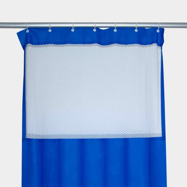 Rideau en maille de tissu non tissé en polyester ignifuge inhérent