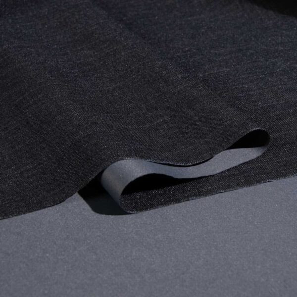 Flame Retardant Faux Linen Dimout Curtain Fabric Polyester