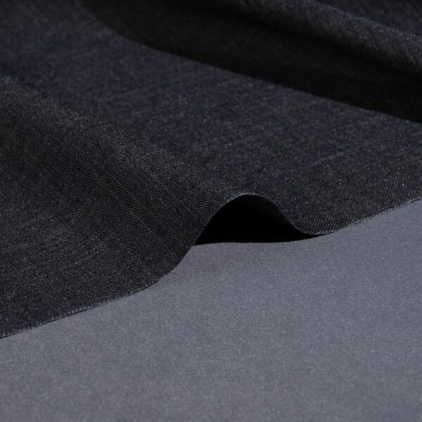 Flame Retardant Faux Linen Dimout Curtain Fabric Polyester