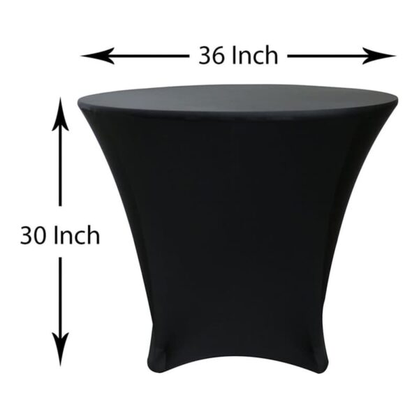 Permanent Flame Resistant Stretch Spandex Table Cover