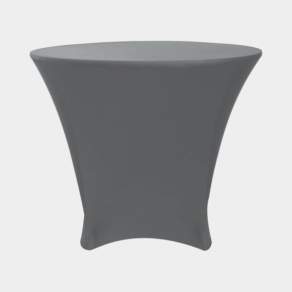 Permanent Flame Retardant Stretch Spandex Table Cover for Bulk Event Decoration Production from a China Textile Mill | 36 × 30 in | NFPA 701