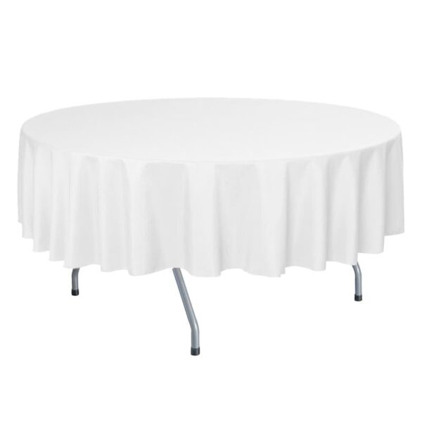 IFR-TC-4-02 Flame Retardant Round Table Cloth 100% Polyester for Event Decor OEKO-TEX Standard 100 Custom Manufacturer