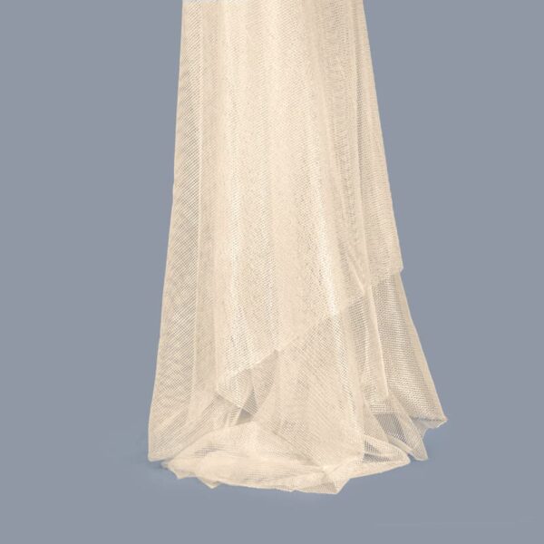Permanente brandwerende mesh-stof in mocassin voor bekleding – 100% polyester