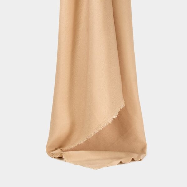 Tissu Jacquard ignifuge permanent en NavajoWhite pour rideaux, largeur 150 cm, 100 % polyester