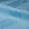 Tecido Jacquard à prova de fogo inerente em LightSkyBlue para cortinas, 150 cm de largura, 100% poliéster