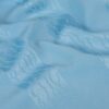 Tecido Jacquard à prova de fogo inerente em LightSkyBlue para cortinas, 150 cm de largura, 100% poliéster