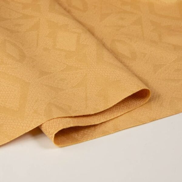 Tessuto Jacquard Ignifugo Intrinseco in Arancione per l&#39;Industria, Larghezza 150 cm, 100% Poliestere