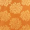 Permanent feuerhemmender Jacquardstoff in Orange für Vorhänge, 300 cm Breite, 100 % Polyester
