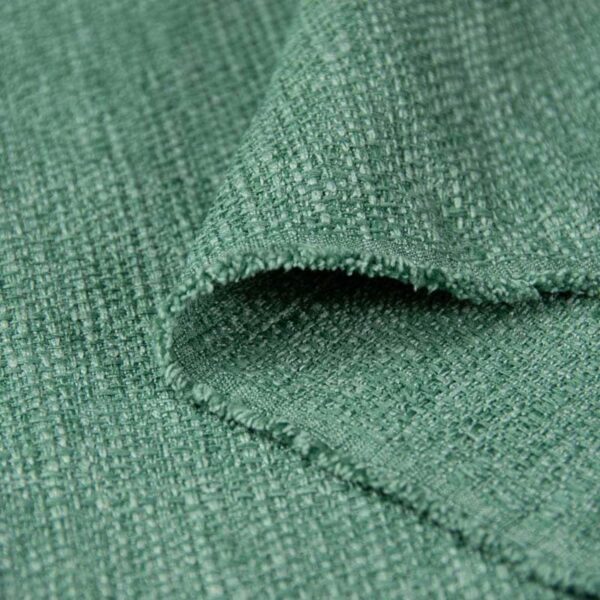 Permanent brandwerende kleine jacquardstof in CadetBlue voor industrie, 150 cm breed, 100% polyester