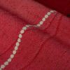 Tessuto jacquard tinto in filo ignifugo per tende, larghezza 150 cm, 100% poliestere