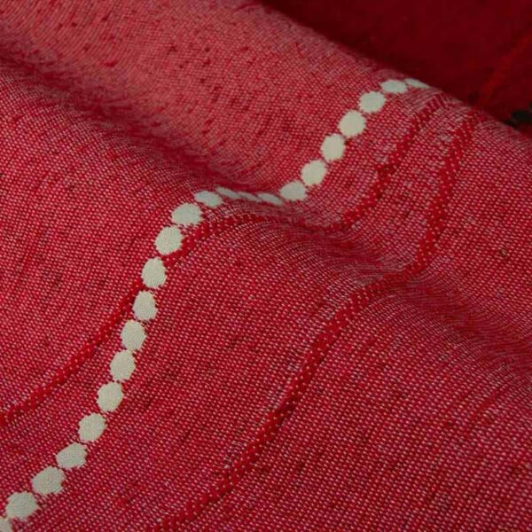 Tessuto jacquard tinto in filo ignifugo per tende, larghezza 150 cm, 100% poliestere