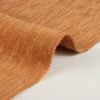 Tessuto jacquard resistente al fuoco permanente in marrone sabbia per tessili per la casa, larghezza 150 cm, 100% poliestere