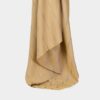 Tissu jacquard teint en fil ignifuge permanent jaune clair pour rideaux, largeur 150 cm, 100 % polyester