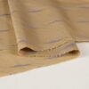 Tissu jacquard teint en fil ignifuge permanent jaune clair pour rideaux, largeur 150 cm, 100 % polyester