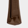 Vlambestendig kettinggebreid fluwelen flanellen stof Geborstelde stof in zadelbruin 100% polyester