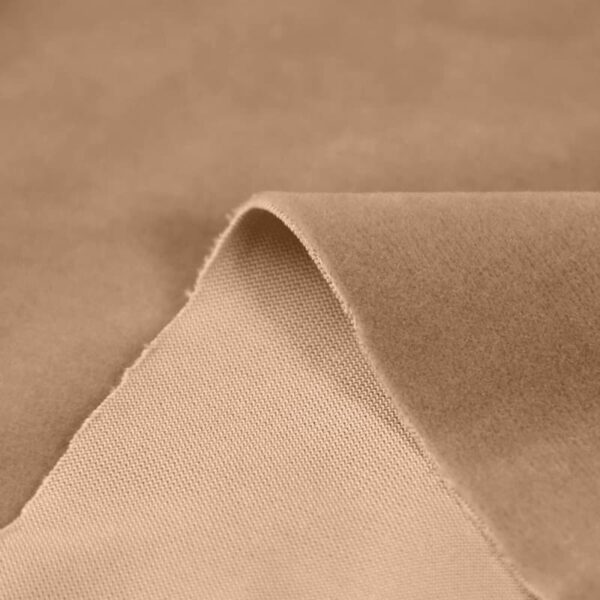 Brandvertragende kettinggebreide fluwelen superzachte korte pluche stof voor handgemaakt textielspeelgoed