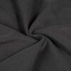 Permanent Flame Resistant Warp Knitted Velvet Flannelette Fabric in Black 100% Polyester, JIS L 1091