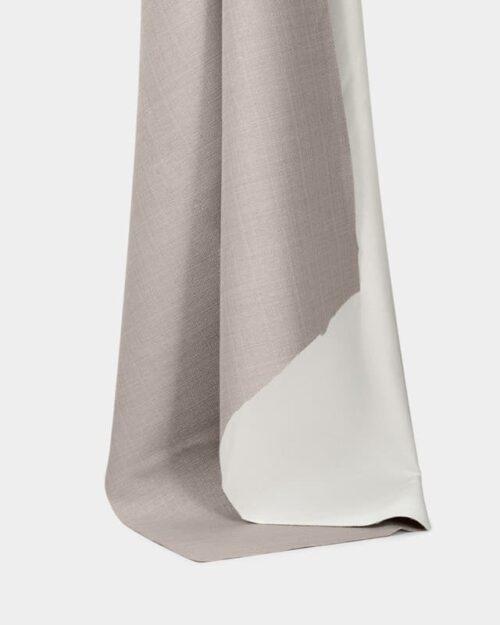 Soft Drape Fireproof Linen Coated Blackout Fabric for Curtains, 100% Polyester, NFPA 701 Compliant