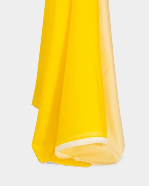 Yellow Permanent Flame Retardant Coated Fabric Waterproof Fabric meets BS5867, NFPA701 Standards