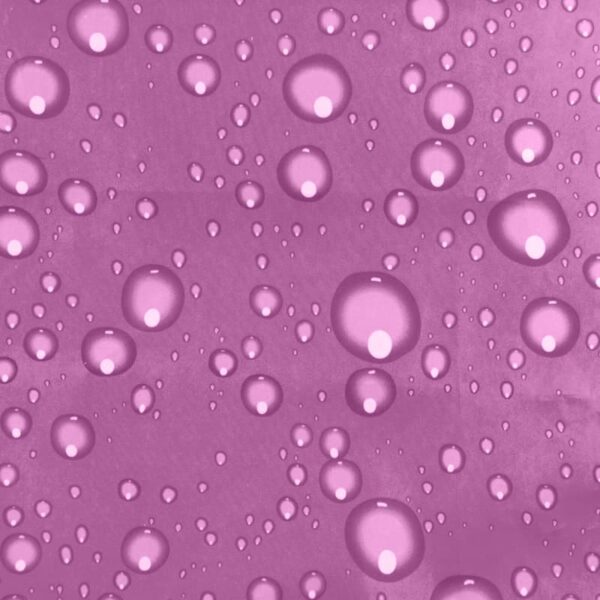 永久難燃性シルバーコーティング防水生地、パープルオックスフォード布プリント、NFPA701 適合
