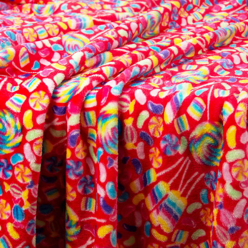 Begoodtex Flame Retardant Printed Blanket, Soft and Warm Plush for Bedroom, Living Room