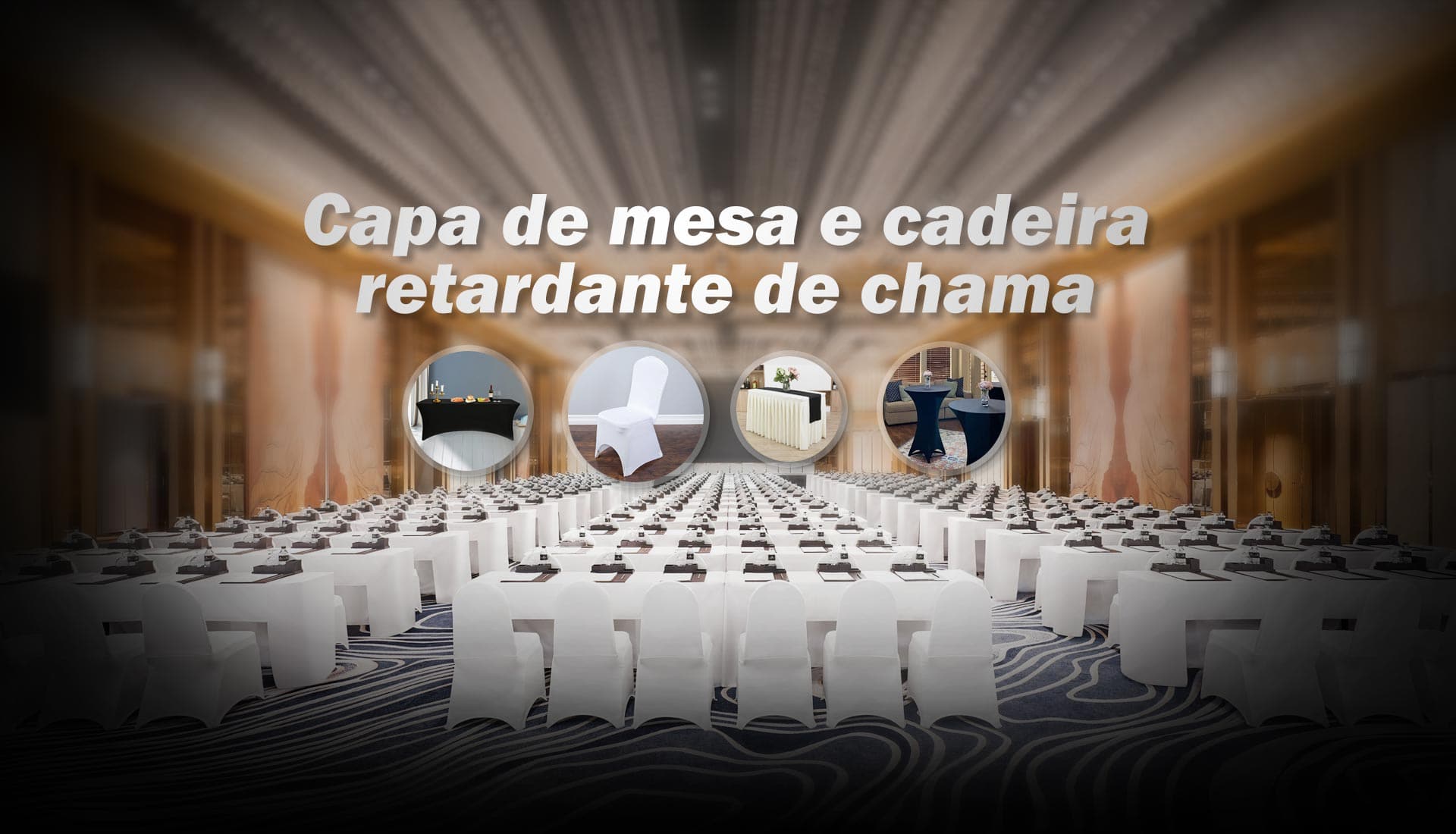 Cadeira inerentemente retardante de chamas