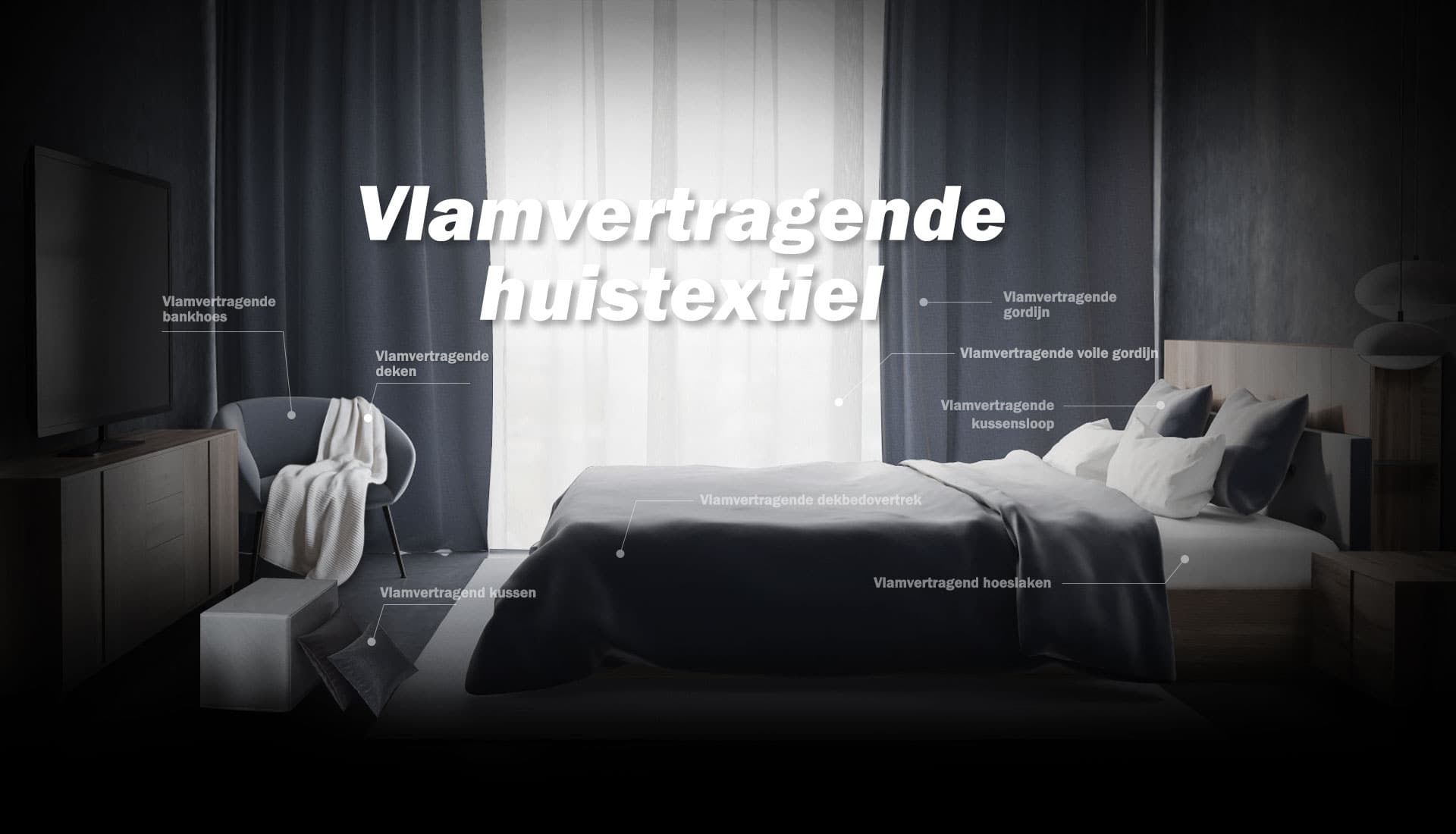 inherent vlamvertragend huishoudtextiel