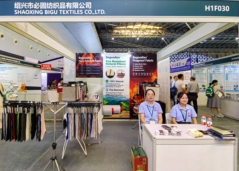 BEGOODTEX Showcases Leading Permanent Flame Retardant Fabrics at Shanghai Exhibition