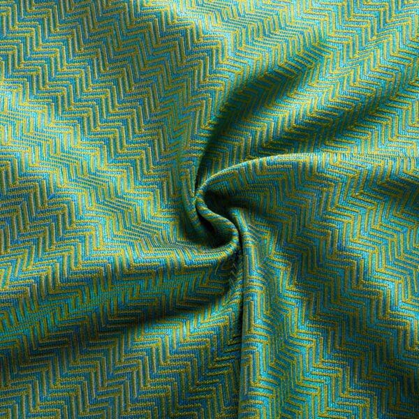 Tissu de rideau jacquard teint en fil ignifuge