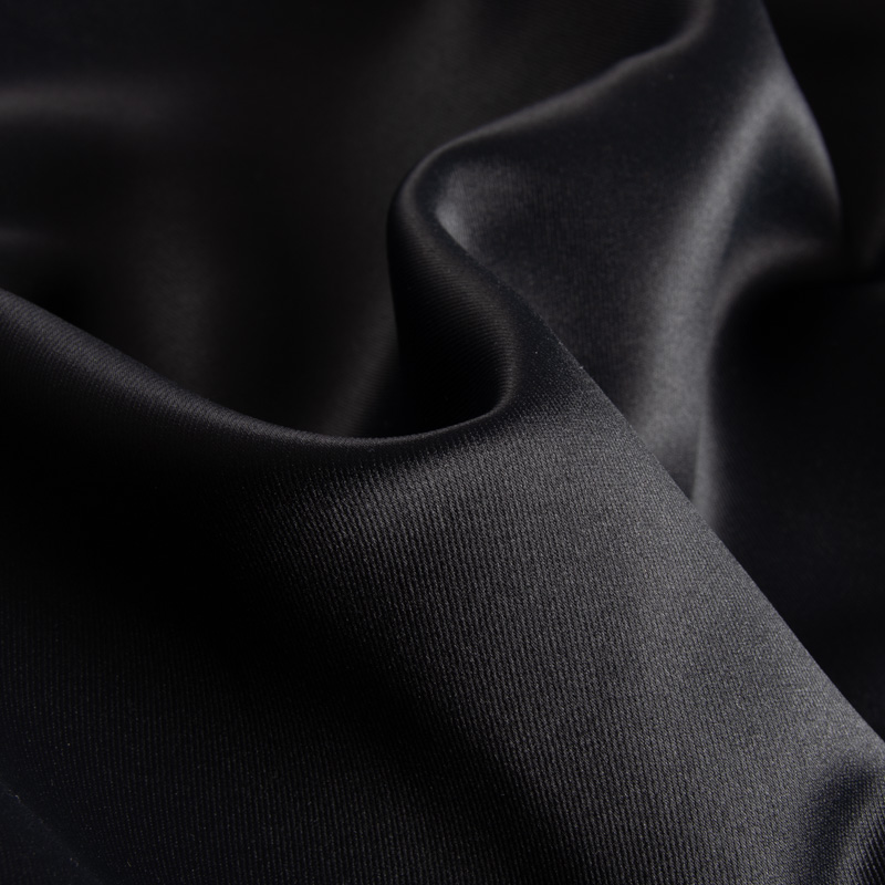 Flame Retardant Satin Blackout Curtain Fabric