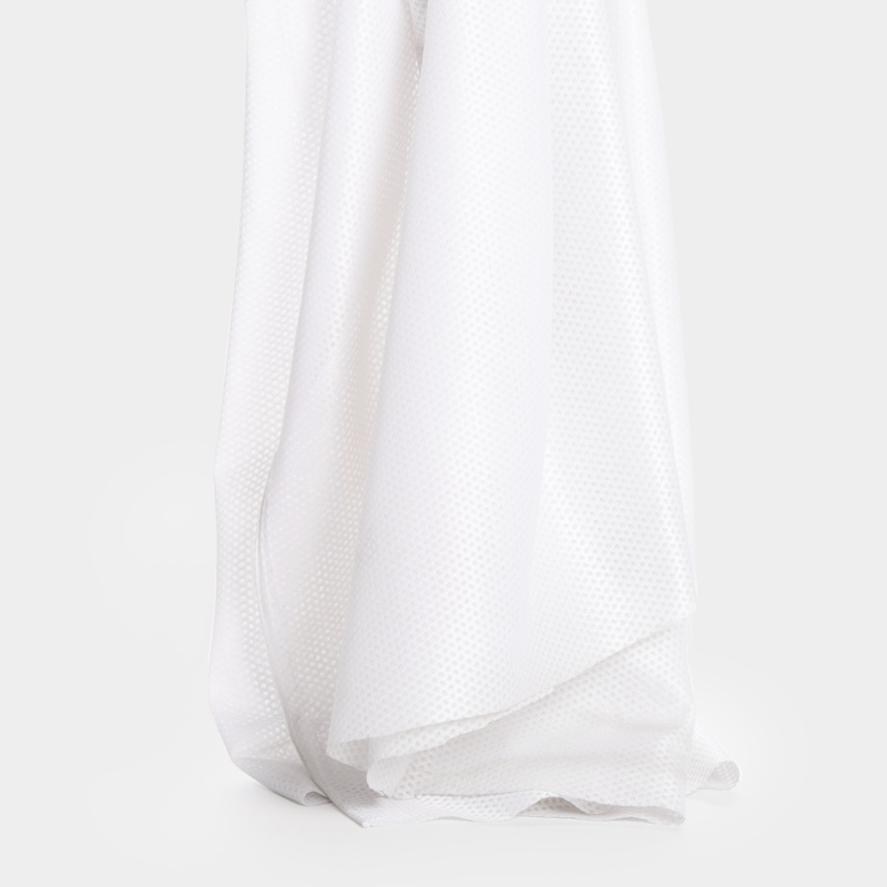 Permanent Flame-Retardant White Jacquard Curtain Fabric