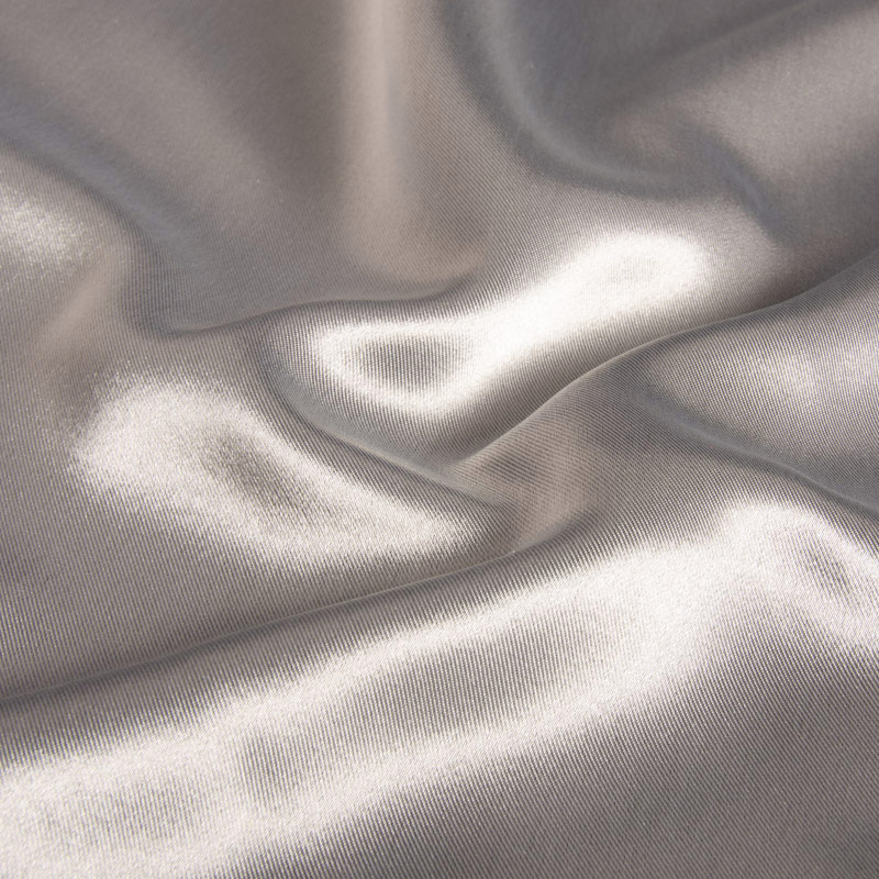 Flame Retardant Single-Sided Glossy Blackout Curtain Fabric