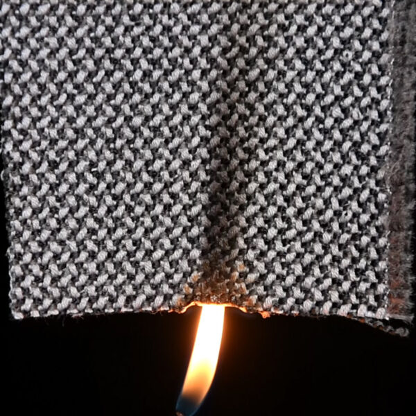 Tecido de lã natural retardante para sofá, cortinas