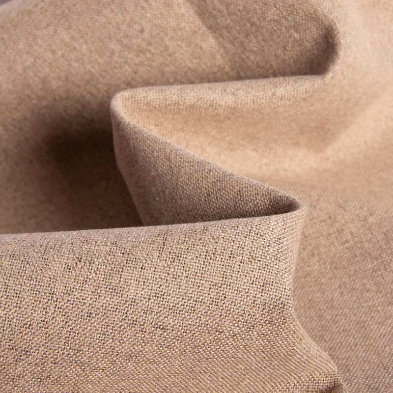 Flame Retardant Composite Faux Linen Blackout Fabric is Suitable for Curtains